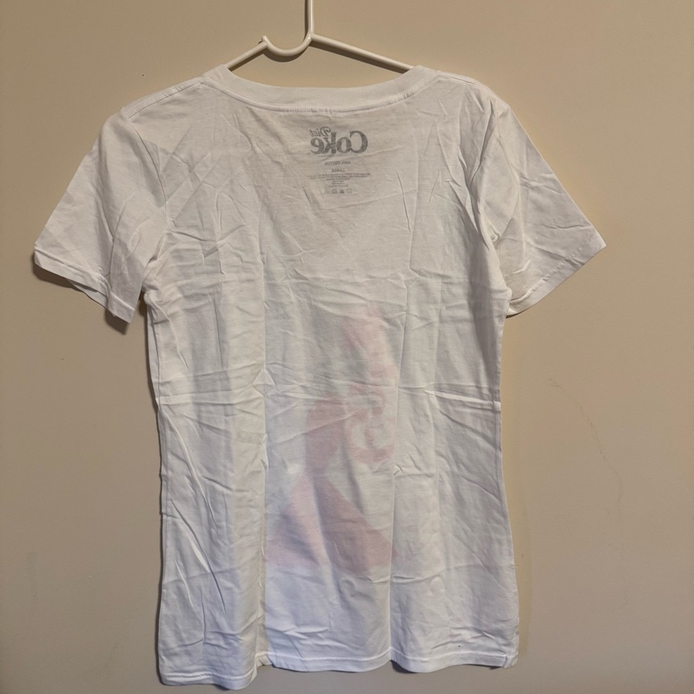 Diet Coke Tee Large fashionista v-neck. Short sleeve. - Picture 2 of 3